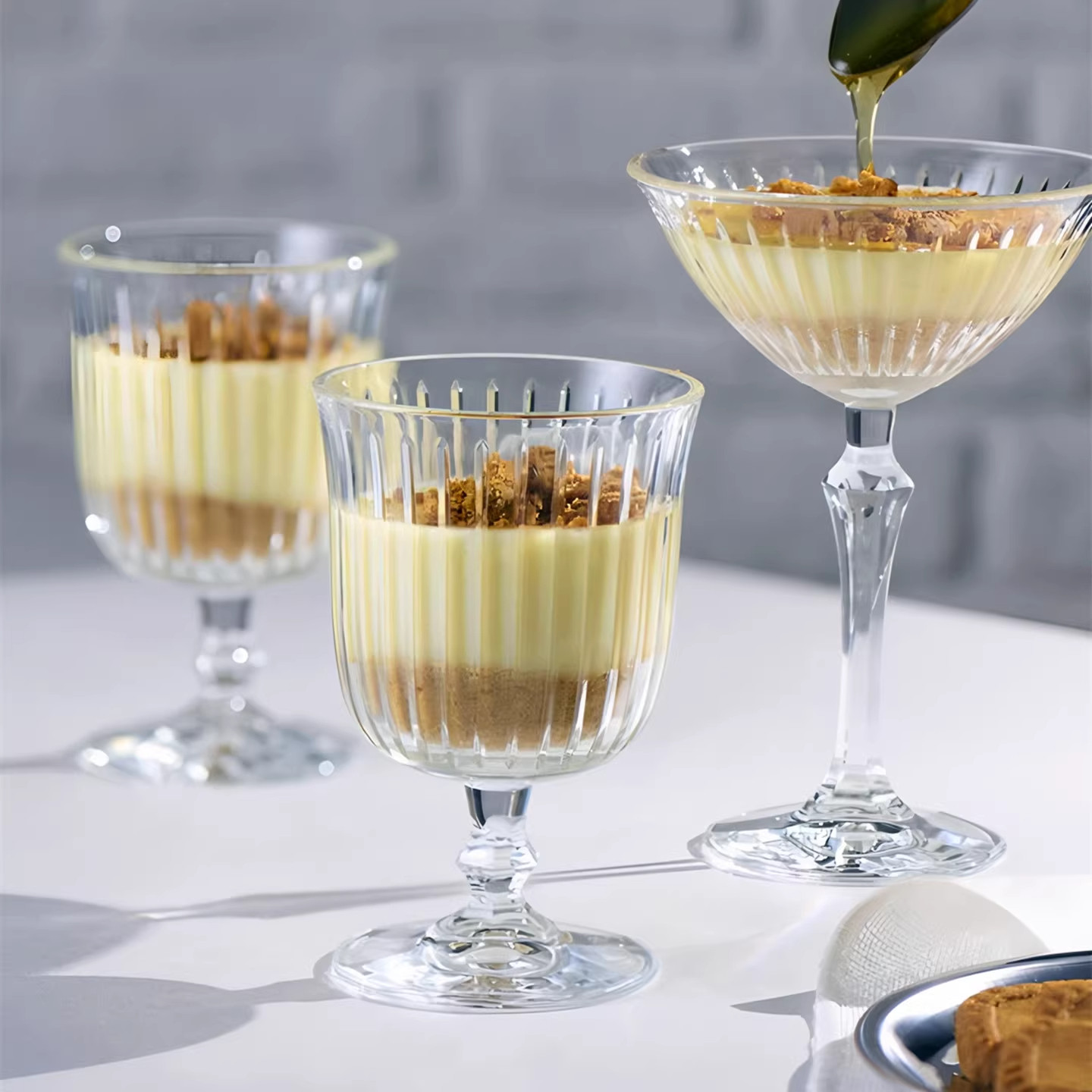 土耳其进口无铅玻璃水杯高脚古典鸡尾酒杯威士忌复古葡萄酒杯竖纹,餐饮具,葡萄酒/红酒杯,淘宝优惠券,粉丝福利购,淘宝优惠卷