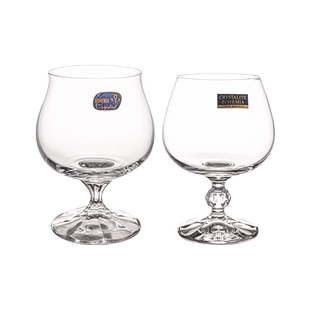 捷克BOHEMIA进口水晶玻璃白兰地杯干邑杯洋酒杯XO轩尼诗威士忌杯