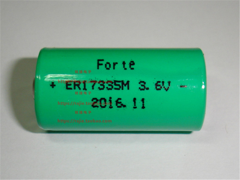 ER17335M锂电池 FORTE BATTERY3.6V 2/3A SIZE 1900MAH全新功率型 3C数码配件 18650电池 原图主图