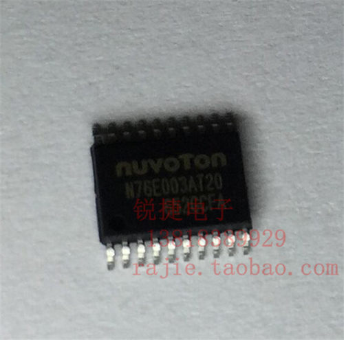N76E003AT20 NUVOTON原装  TSSOP20 全新 现货