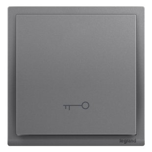 TCL罗格朗逸景深砂银斜五孔插座面板灰色家用银灰色86型错位5孔