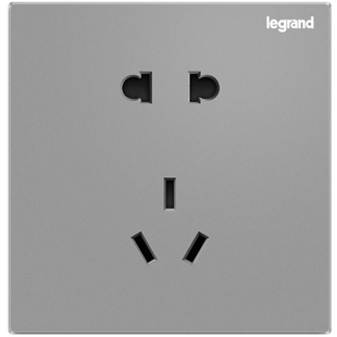 tcl罗格朗未莱未来86型USB黑色五孔插座开关面板暗装家用黑