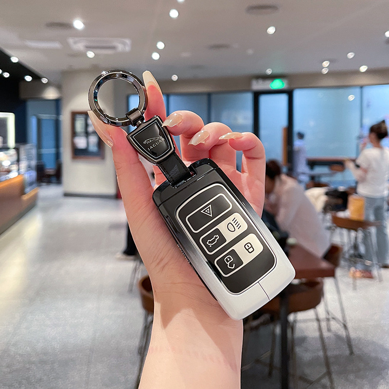 专用捷豹xfl钥匙套XEL24款fpace金属XJL高档ftype男epace壳包扣女