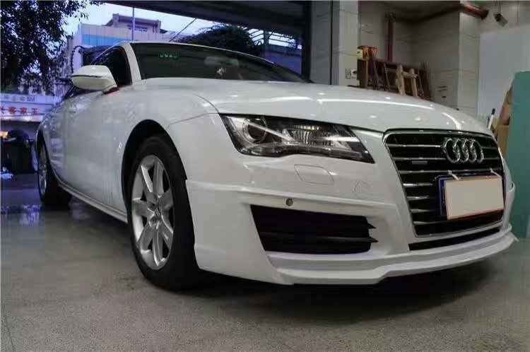 PP塑料适用于15-17奥迪A7改装WALD款小包围16前铲侧裙边后唇