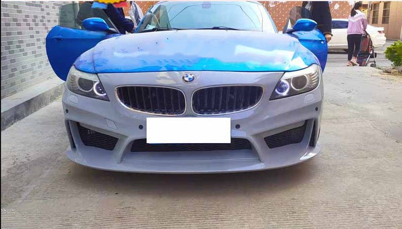 适用于09-18宝马Z4 E89改装M4升级款大包围 前后杠侧裙套件战斗