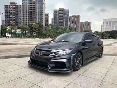 十代思域改装大包围10代topmix前后保险杠侧裙排气车身配件