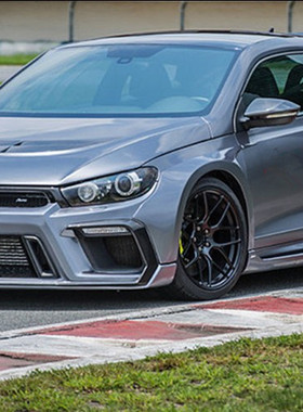 尚酷改装ASPEC款宽体大包围前杠侧裙后杠机盖宽体轮眉 尾翼