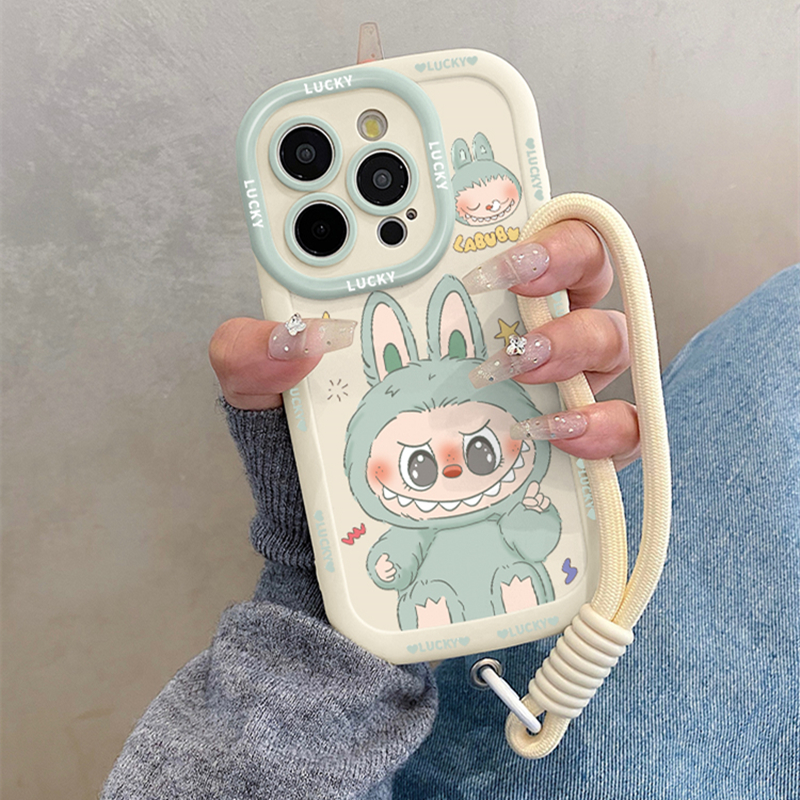 可爱小怪兽适用苹果16pro手机壳iphone15保护套女款reno14/a5泡芙壳vivox200/s30硅胶小米15/红米k80/note14