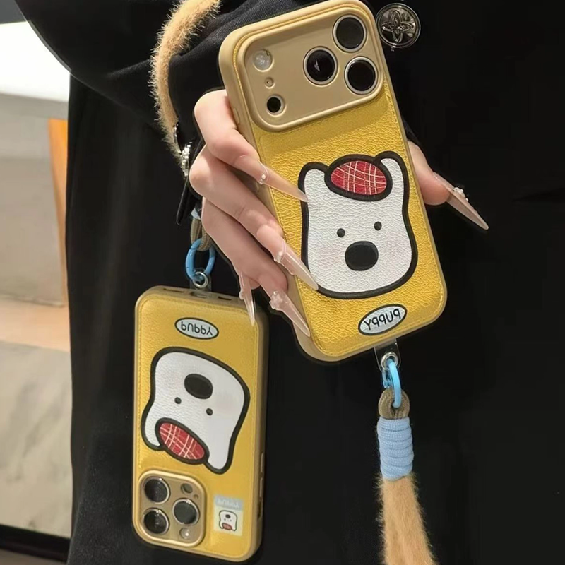 适用苹果17硅胶呆萌西高地手机壳