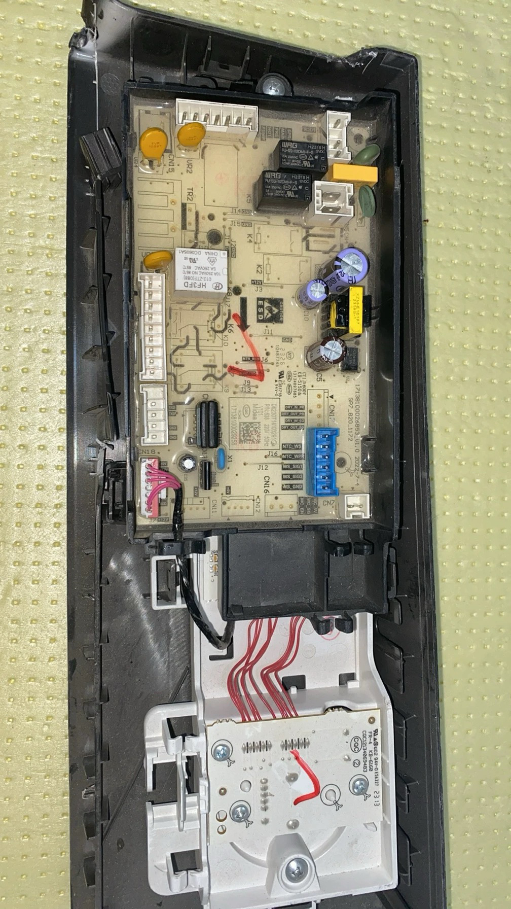 适用于美的滚筒洗衣机TG100VT098WDT主板17138100029258