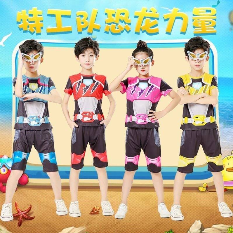 儿童套装表演衣服男童短袖衣服
