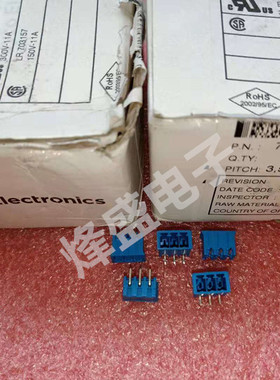 796695-3 全新原装进口TYCO连接器 3位 弯脚3位  实物现货