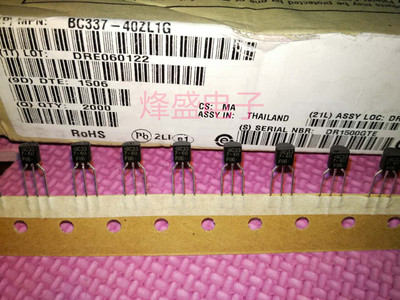 BC337-40 BC337-40ZL1G全新原装进口ON 安森美 三极管 编带 TO-92