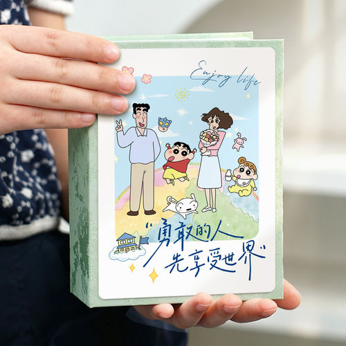 3寸456寸蜡笔小新旅行插页相册