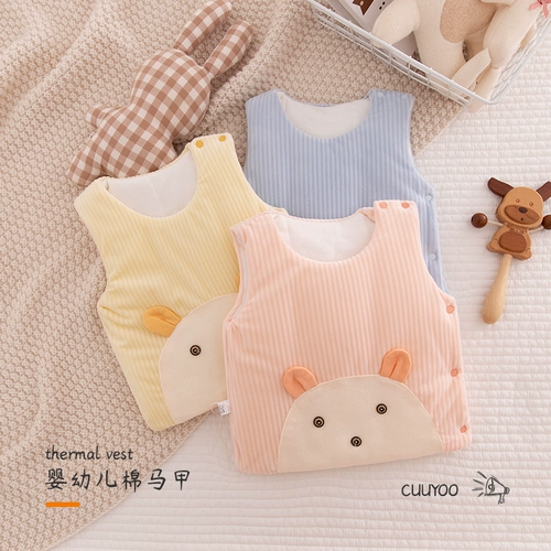 Детская осенняя демисезонная пони, жилет, удерживающий тепло стеганый бандаж пупочный подходит для мужчин и женщин для девочек