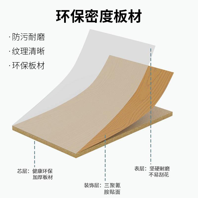 简易台式电脑桌家用卧室学生写字长条书桌组合桌椅职员培训办公桌