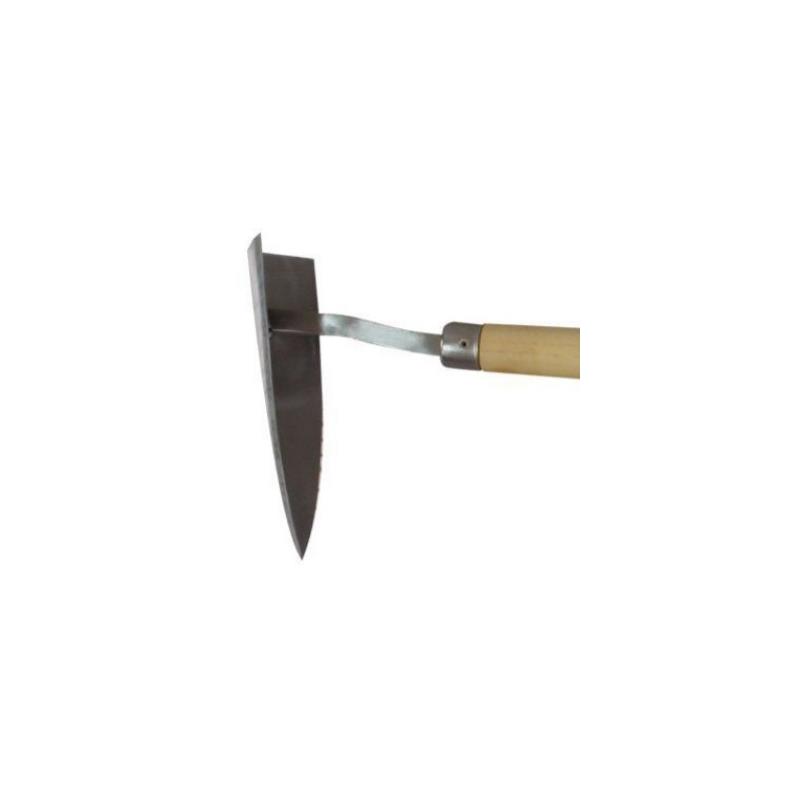 不锈钢小三角锄锄开沟 户外尖锄花镰刀多功能除草挖 锄野菜锄头