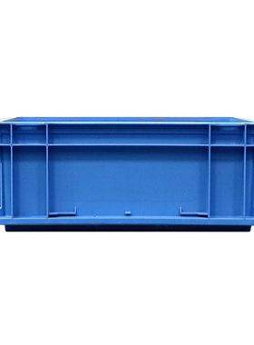 蓝色物流周转箱LD4030/14长方形仓库加厚厂家物流运输箱PP