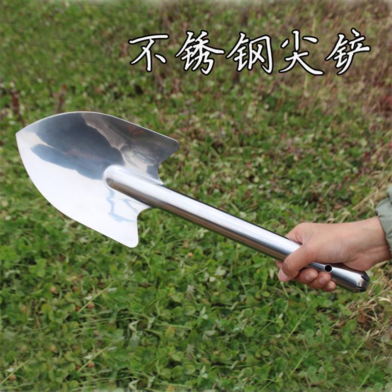 不锈钢园艺铲锄头耙子十字镐钉耙两用锄农用工具园林园艺工具户外