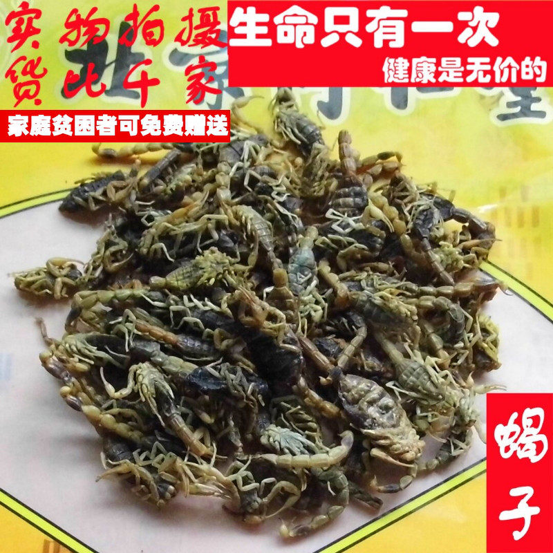 50克蝎子全蝎全虫清水可代打粉非中药材品质精选求职业放过
