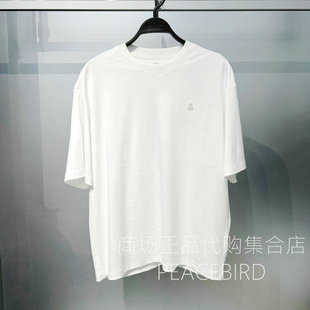 B2CNG1119K1 太平鸟男装2026年春装新款白色休闲时尚宽松短袖T恤