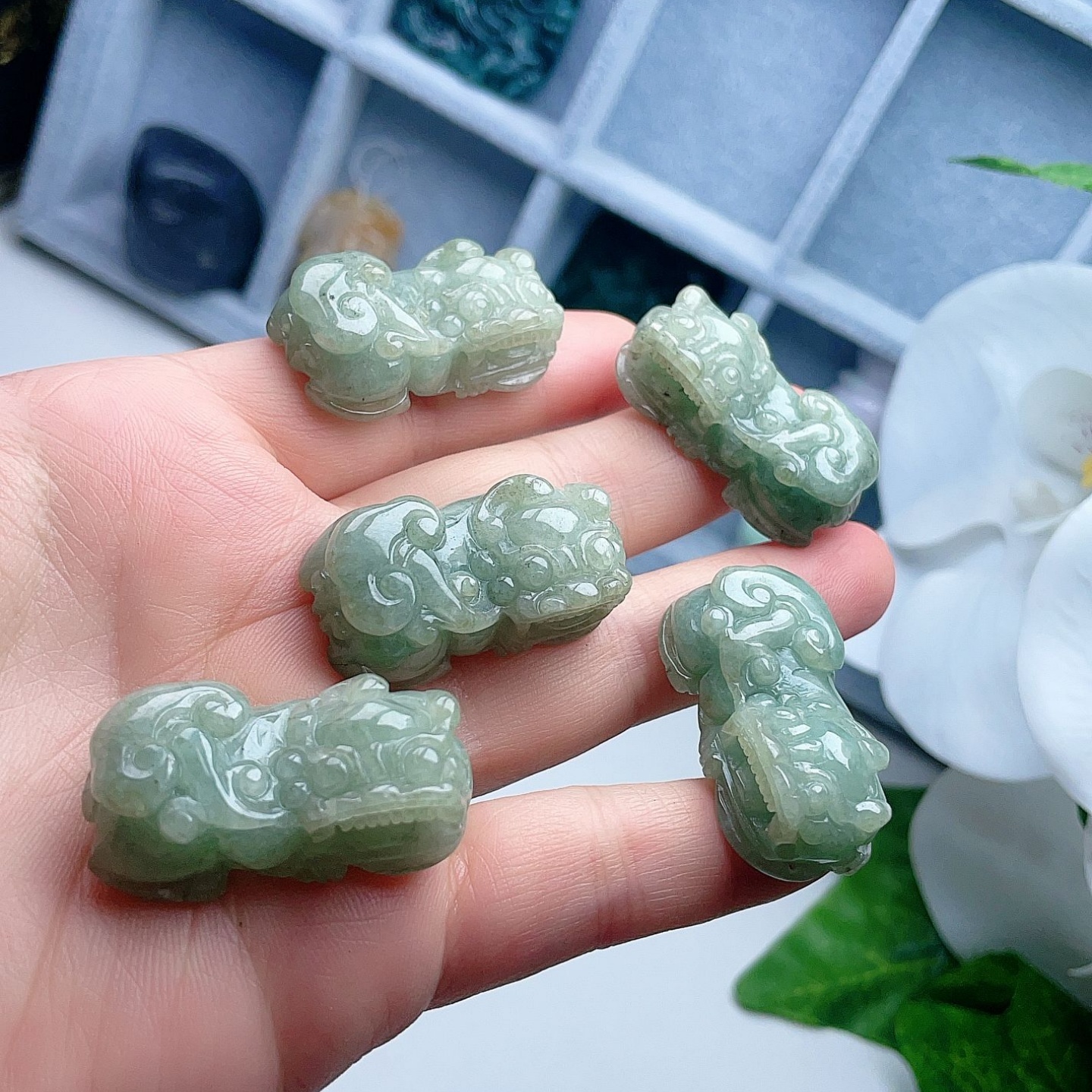 天然A货翡翠霸王貔貅吊坠淡黄绿缅甸老坑如意皮丘挂坠吉祥百搭