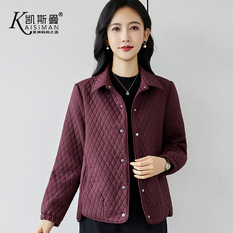 中老年女装春秋新款洋气妈妈外套
