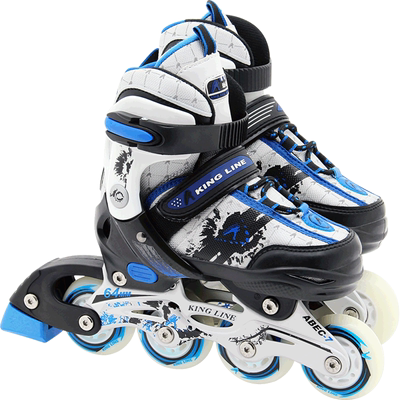 劲道滑轮鞋3/4/5/6岁闪光旱冰鞋