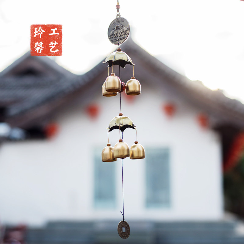 Lijiang, Yunnan Copper wind chimes Pendants Door trim originality Metal bells shop Door bell 26 Turn on the lightin the Home accessories , Wind chimes and accessories  category - from Buy2taobao.com to provide professional Taobao agent buy service