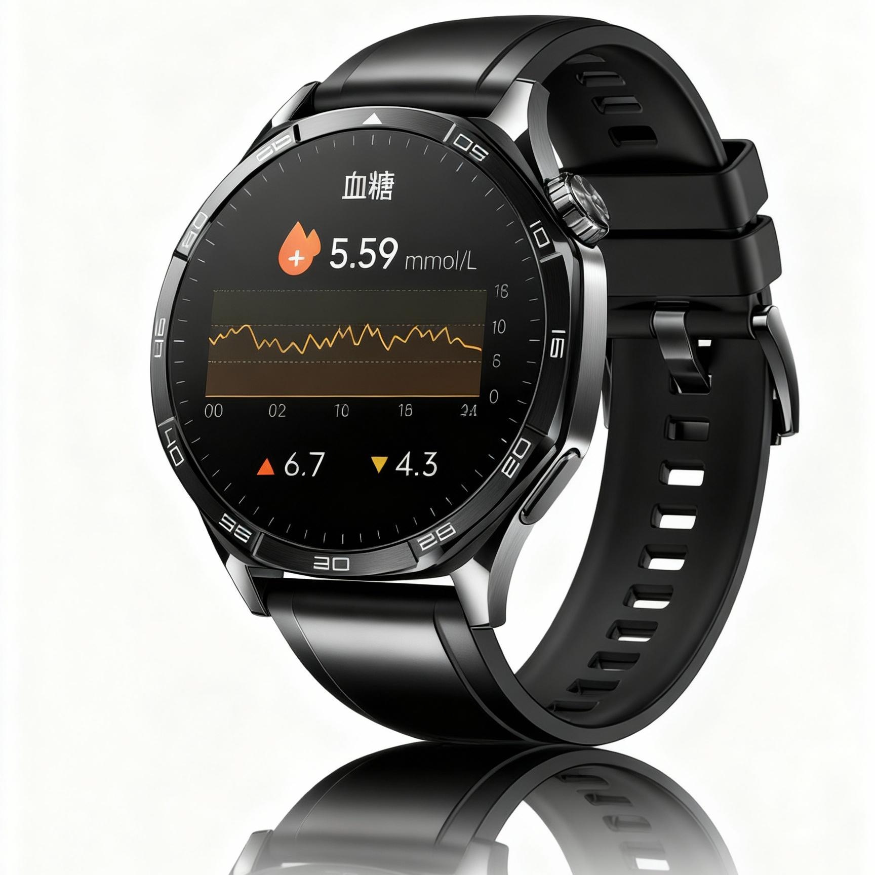 高精度血糖血压心率健康智能手表