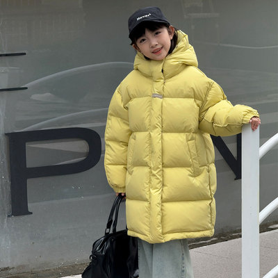 加厚女童白鸭绒羽绒服