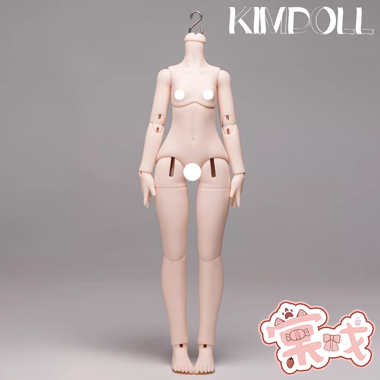 【棠戏BJD现货】素体【KIMDOLL】kk体 2.0版 pvc微瑕 4分女体包邮