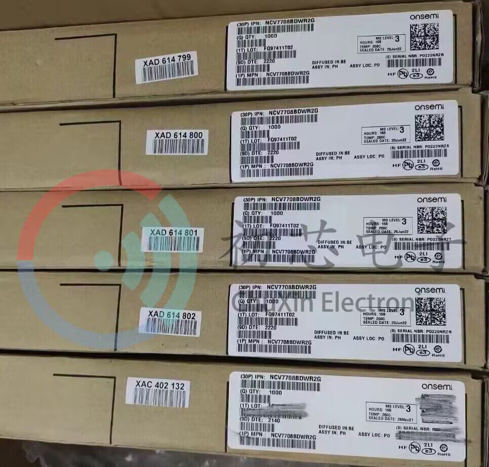 【初芯电子】NCV7708BDWR2G  SOP28 丝印NCV7708B 电机驱动控制器