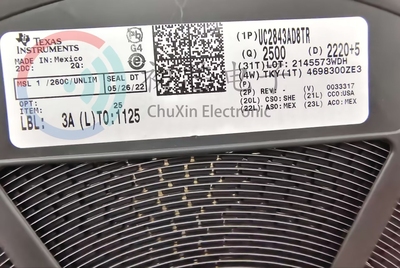 【初芯电子】全新原装UC2843AD8TR SOP8 丝印UC2843A 电源控制器