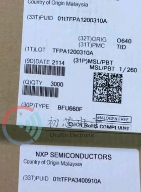 【初芯电子】 BFU660F,115 封装SOT-343 丝印D3t 射频双极晶体管