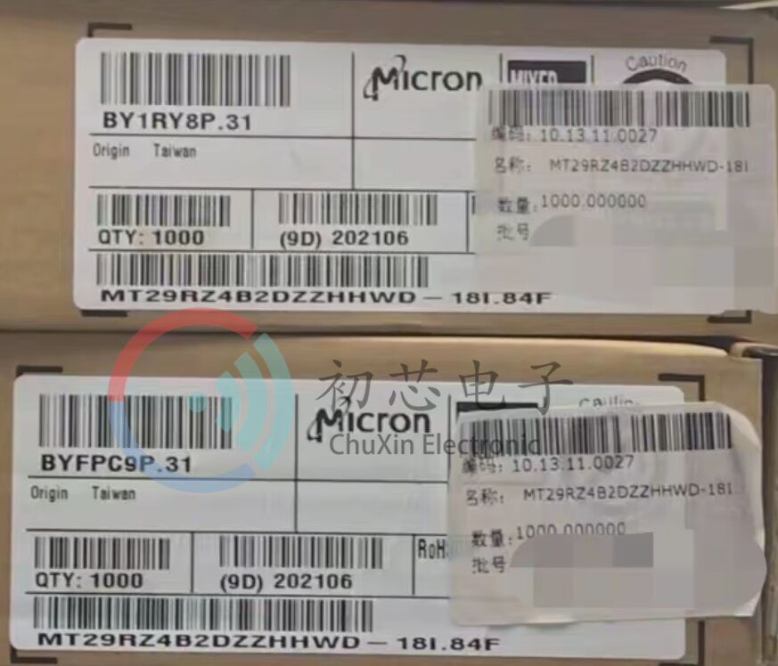 MT29RZ4B2DZZHHWD-18I.84F 封装BGA 丝印JY990 镁光存储器芯片