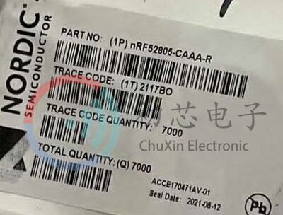 【初芯电子】全新原装 NRF52805-CAAA-R 封装QFN 无线射频收发器