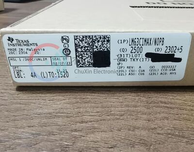 【初芯电子】全新原装LM63CIMAX/NOPB 封装SOIC-8 数字温度传感器