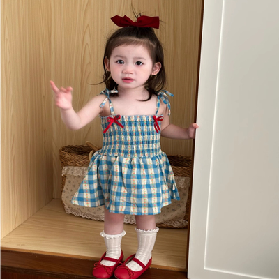 女童连衣裙2025夏季洋气