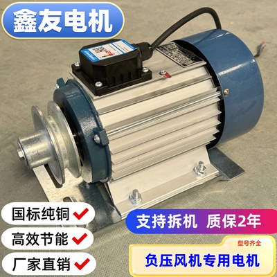 鑫友电机纯铜电机质保2年