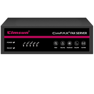 Cimsun先尚传真机,CimFAX传真服务器 增强安全版Z5S（Linux）800用户 128GB储存 电子电脑电话无纸网络传真机