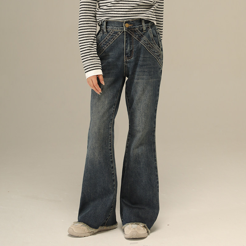 小女森女童春秋裤子水洗设计感喇叭牛仔裤儿童秋冬弹力显瘦长裤潮,童装/婴儿装/亲子装,儿童牛仔裤,淘宝优惠券,粉丝福利购,淘宝优惠卷