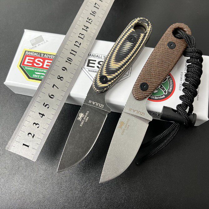 小蚂蚁高硬度户外刀露营便携水果刀野营随身小直刀EDC一体刀具