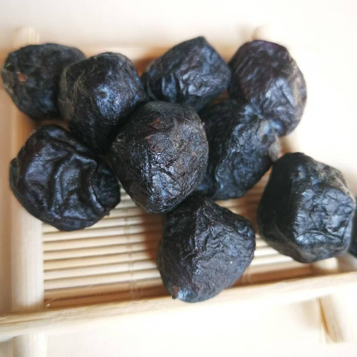 买3斤送2斤 野生黑枣君迁子零食药用特级大黑枣干野生君迁子500g