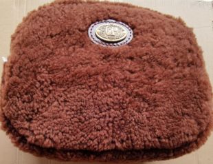 制道手工皮具真皮皮毛一体羊羔毛澳洲羊毛毛毛单肩斜挎包22*18