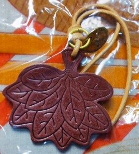 制道头层牛皮真硬皮黄铜五金柚子叶钥匙扣包包挂件挂饰7*5