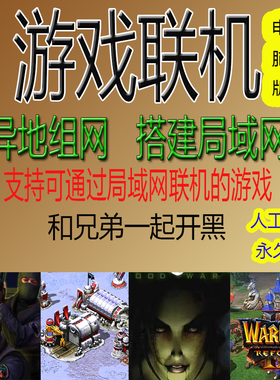 异地组网搭建局域网电脑PC游戏文明6联机辅助魔兽星际反恐精英CS