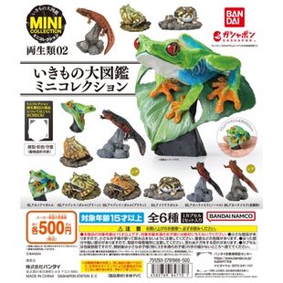 现货日本BANDAI扭蛋 第二弹 万代 两栖类 摆件 生物大图鉴 虾壳社