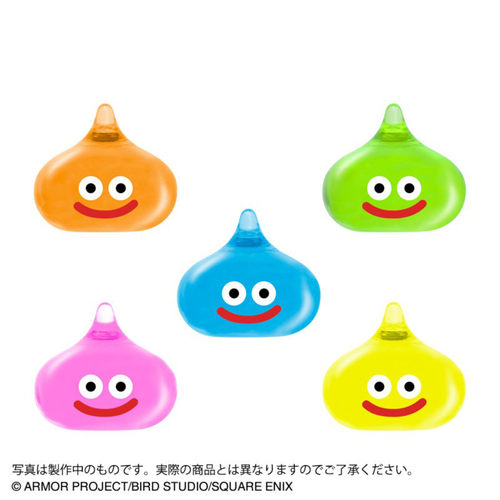 虾壳社 现货日本代购Dragon Quest透明迷你手办 史莱姆出现了