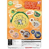 CABIN扭蛋 虾壳社 现货日本TOYS 工作猫零钱包搭扣挂件收纳硬币包